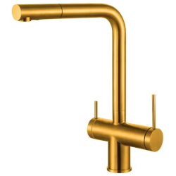 Кухонный смеситель Fabiano FKM 3114 SS Nano Gold A-22